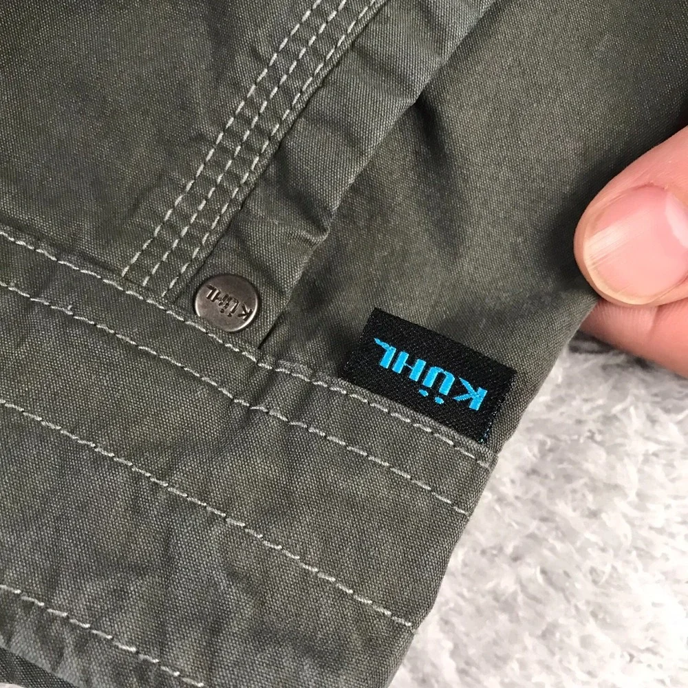 KUHL Shorts Mens 38 Vintage Patina Dye Gray 11